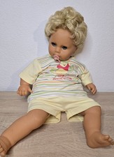 Poupée de jeu poupée vinyle baby doll 60 cm yeux dormeurs originale vintage