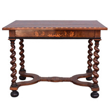 Table bureau marqueterie au