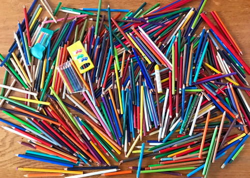 Gros lot 6kg crayon divers - 1.6kg,