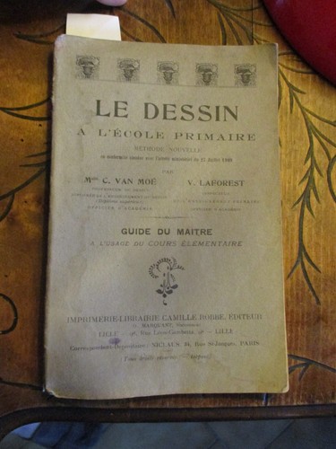 Ancien manuel scolaire - manuel, le