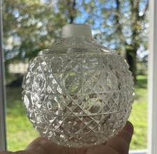 Flacon bouteille boule cristal DLG Diamants Pierreries de Baccarat non signé