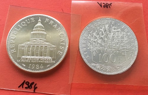Rare 100 francs - francs, pantheon