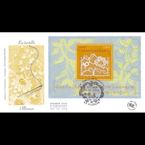 Fdc dentelle d alençon - fdc, d'alençon