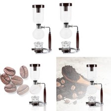 Cafetière siphon, verre léger en verre, robuste, brasseur à café clear