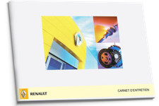 Carnet d'entretien Renault
