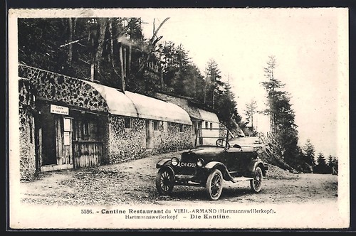 Carte postale voiture - , capote