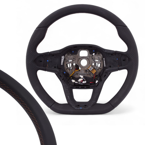 Volant cuir chauffant sans - en,