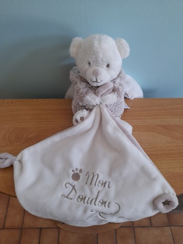 Doudou mouchoir ourson lapin - doudou,
