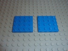 2 x Plaque plate Bleu 4x4 LEGO ref 3031 Set 75313/7823/6079/6377/7760/8841/6054