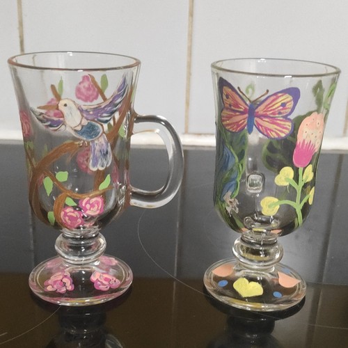 Lot chopes verres - de, en