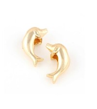 QTY 3- Gold Dolphin Design
