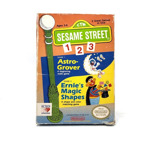 Sesame street 123 nintendo nes - sesame,