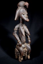 Art Africain Tribal Premier Afrique - Statue du Poro Senoufo Senufo - 39 Cms +++