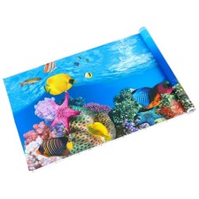 Aquarium fond autocollant 3d Double face adhésif papier peint Aquarium photos