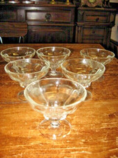 lot de 6 coupes à glace