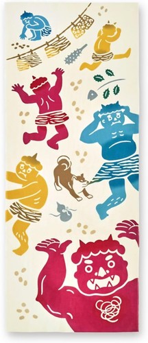 Tapisserie coton tenugui - coton,