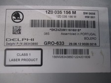 AUTORADIO  RÉCEPTEUR  SKODA