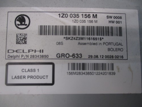 Autoradio récepteur skoda - rÉcepteur,