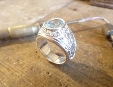 Chevalière argent, bague