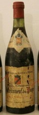 vin 1x CHATEAUNEUF DU PAPE 1962 Cru des Garrigues Côtes du Rhône rouge
