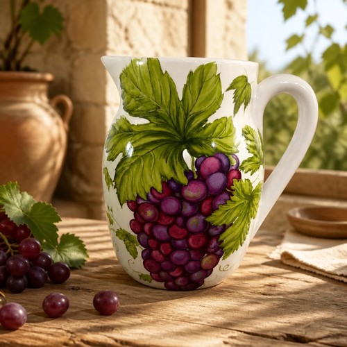 Pichet ancien raisin - pichet,