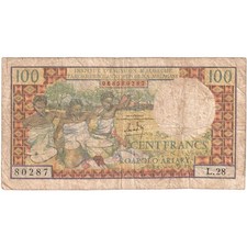 Madagascar, 100 Francs =  20 Ariary, TB