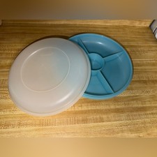 Blue Tupperware Plastic