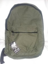 Air Express 17" Backpack Day Back Pack Adjustable Straps School Zipper Green NEW