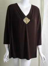Susan Graver Taille XL Marron