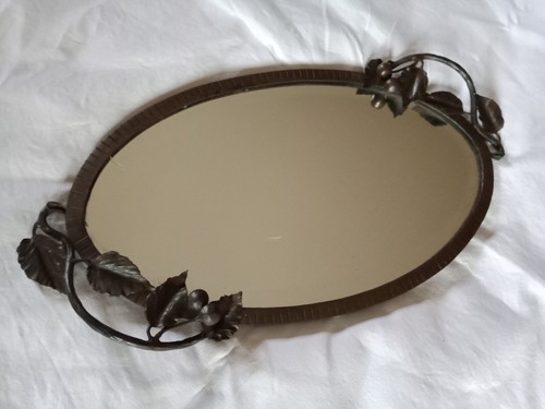 Art deco miroir biseauté - -,