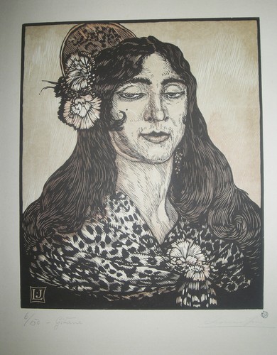 Louis jou gitane gravure - gitane,