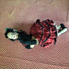 poupée ancienne, danseuse de Flamenco,1920