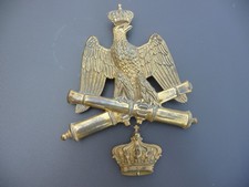 Plaque artillerie de la garde impériale Second Empire