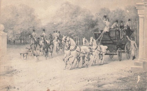 Illustree arrivee diligence - illustree,