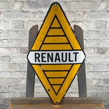 Plaque émaillée RENAULT