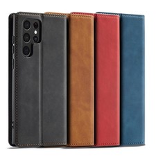 Coque Samsung A01 A05s A40 A56 Porte-Carte Flip Housse Étui Portefeuille Cuir