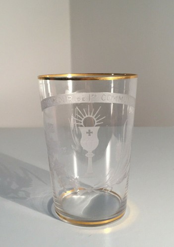 Ancien verre souvenir 1er - souvenir,