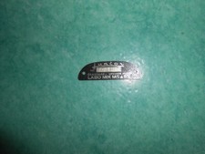 Plaque identification moteur Le Poulain Junior neuve ancien stock