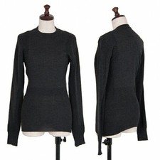 Pull côtelé laine anthracite