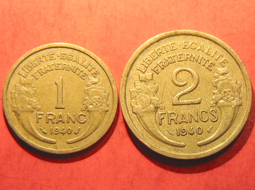 Lot pièces franc et - lot,
