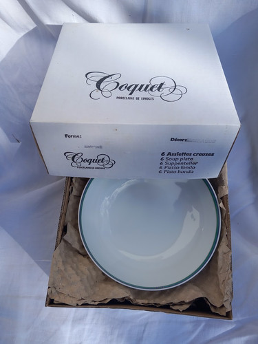 Assiettes creuses coquet - creuses, jl