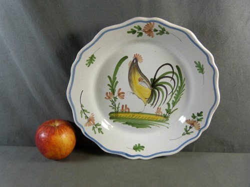 Assiette faïence nevers - de,
