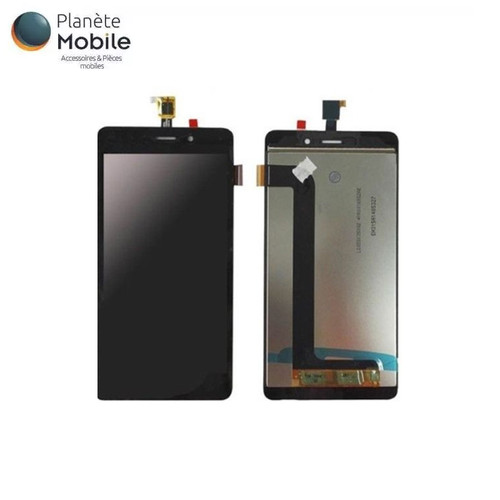Ecran lcd vitre - tactile, noir