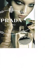 Publicité advertising  2010   PRADA   parfum INFUSION  D'IRIS  (recto verso)