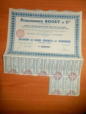Ancienne action 10.000F -