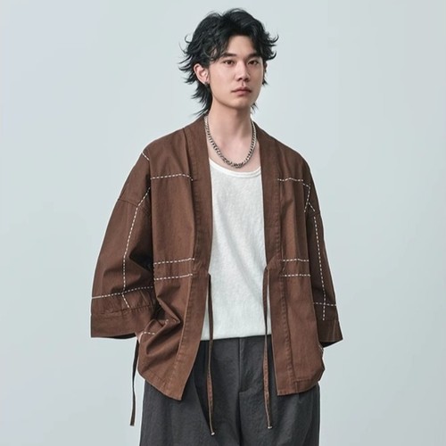 Japonais rétro kimono chemise - rétro,