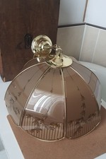 Abat-jour parapluie verre et