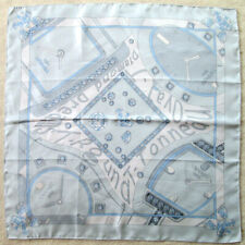 -Superbe foulard PROJECTIF for TISSOT soie   TBEG vintage scarf 67 x 67 cm