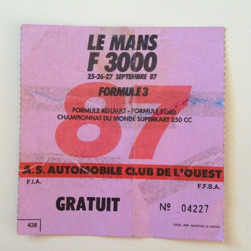 Billet mans f3000 - le,