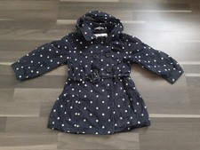 Manteau trench marine à pois 4 ans Kiabi